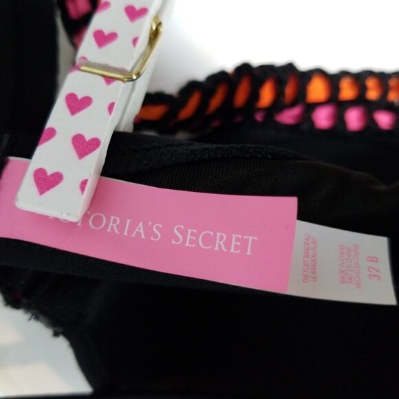 32B Victoria's Secret Hottie Halter Swimsuit neon - Picture 7 of 13